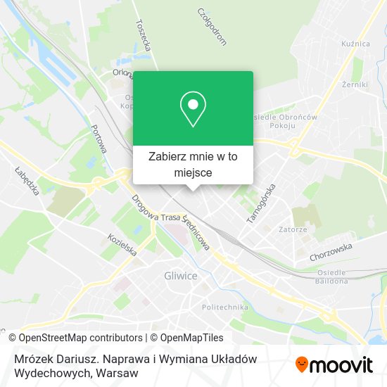 Mapa Mrózek Dariusz. Naprawa i Wymiana Układów Wydechowych