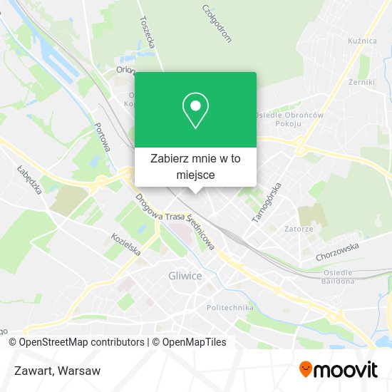 Mapa Zawart