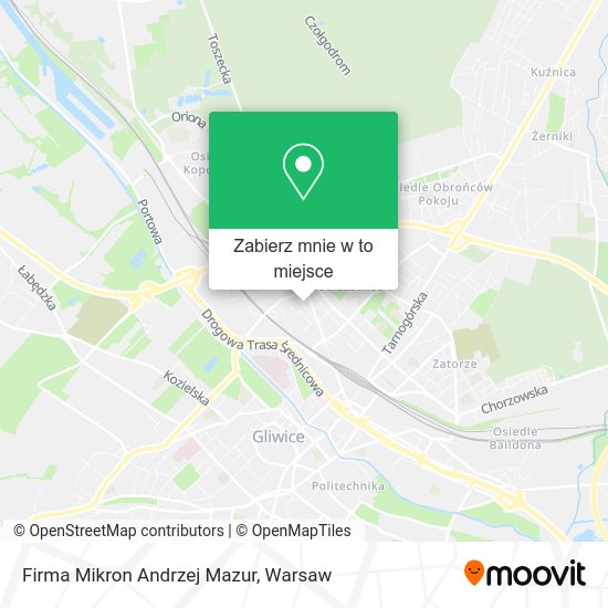 Mapa Firma Mikron Andrzej Mazur