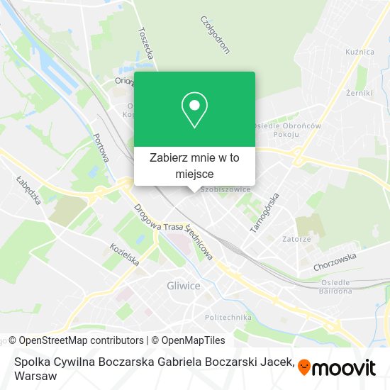 Mapa Spolka Cywilna Boczarska Gabriela Boczarski Jacek