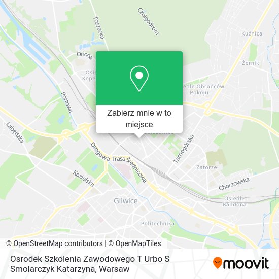 Mapa Osrodek Szkolenia Zawodowego T Urbo S Smolarczyk Katarzyna