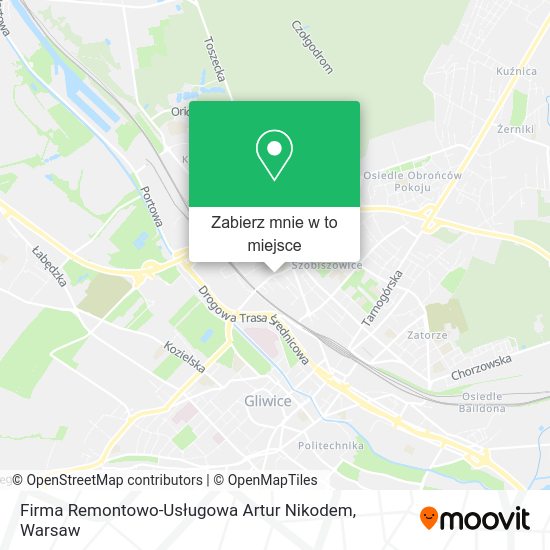 Mapa Firma Remontowo-Usługowa Artur Nikodem