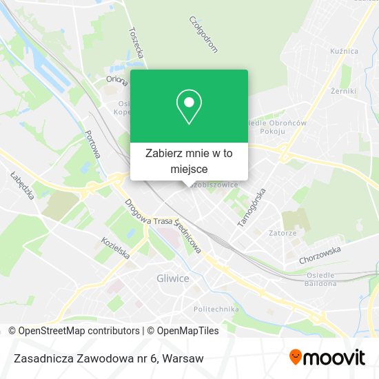 Mapa Zasadnicza Zawodowa nr 6