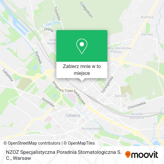 Mapa NZOZ Specjalistyczna Poradnia Stomatologiczna S. C.