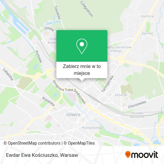 Mapa Ewdar Ewa Kościuszko