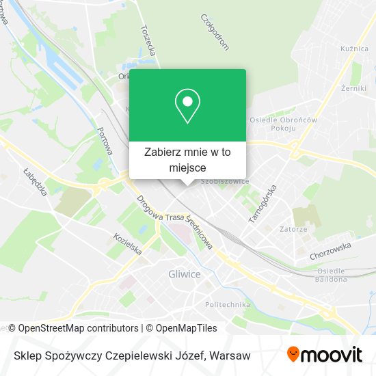 Mapa Sklep Spożywczy Czepielewski Józef