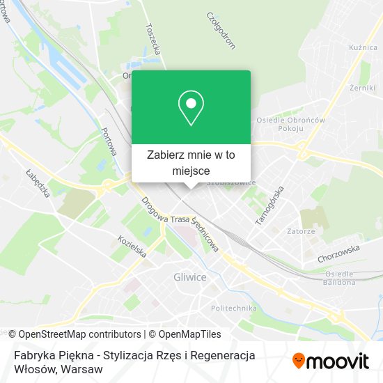 Mapa Fabryka Piękna - Stylizacja Rzęs i Regeneracja Włosów