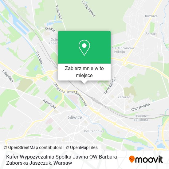 Mapa Kufer Wypozyczalnia Spolka Jawna OW Barbara Zaborska Jaszczuk