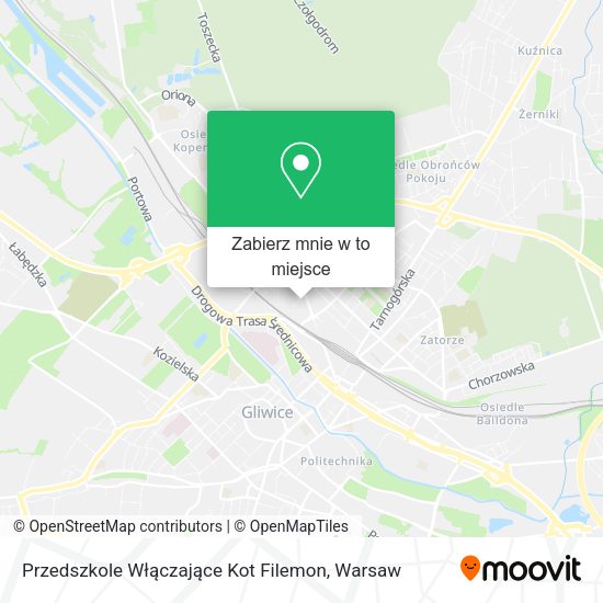 Mapa Przedszkole Włączające Kot Filemon