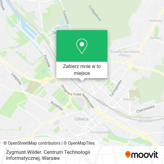 Mapa Zygmunt Wilder. Centrum Technologii Informatycznej