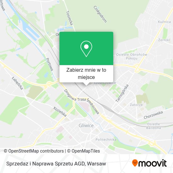 Mapa Sprzedaz i Naprawa Sprzetu AGD