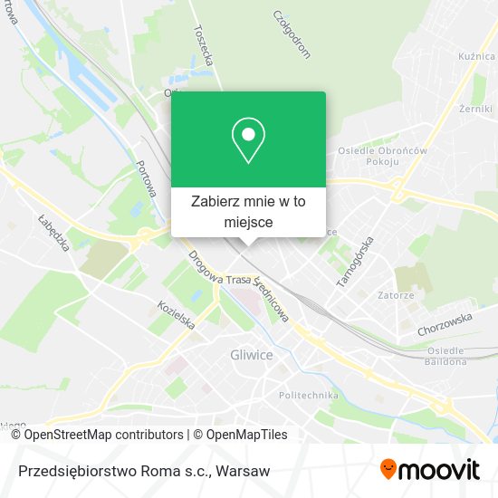 Mapa Przedsiębiorstwo Roma s.c.