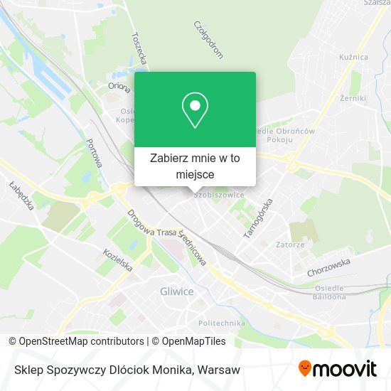 Mapa Sklep Spozywczy Dlóciok Monika