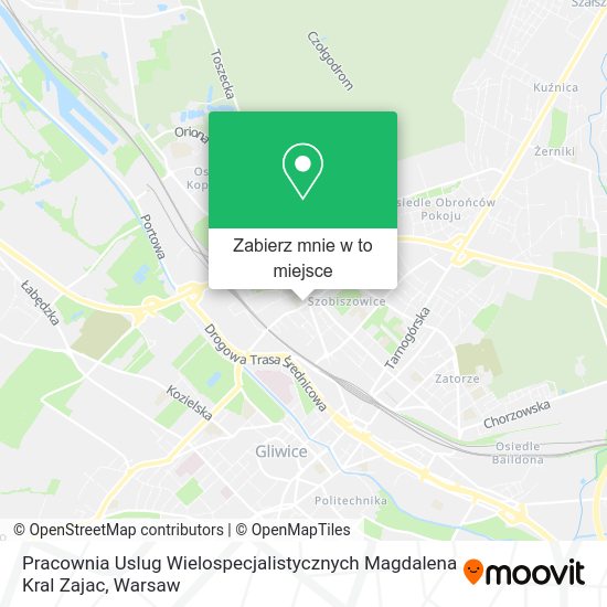 Mapa Pracownia Uslug Wielospecjalistycznych Magdalena Kral Zajac