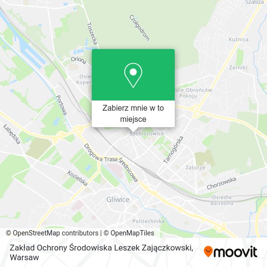 Mapa Zakład Ochrony Środowiska Leszek Zajączkowski