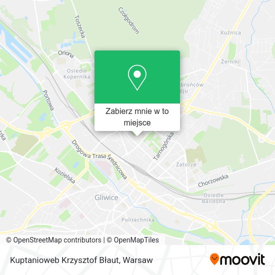 Mapa Kuptanioweb Krzysztof Błaut