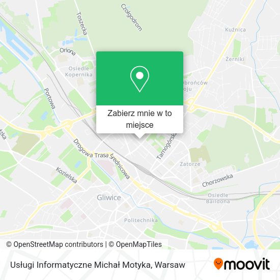 Mapa Usługi Informatyczne Michał Motyka