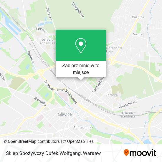 Mapa Sklep Spożywczy Dufek Wolfgang