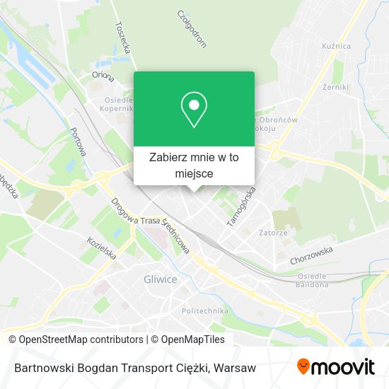 Mapa Bartnowski Bogdan Transport Ciężki