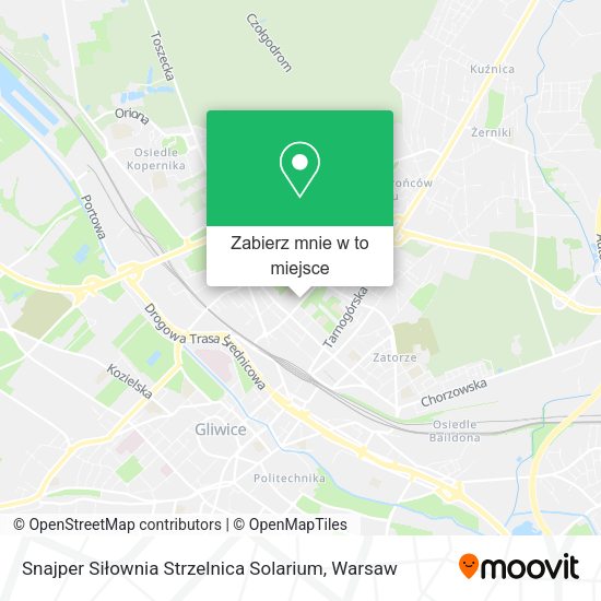 Mapa Snajper Siłownia Strzelnica Solarium