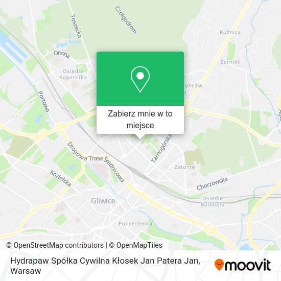 Mapa Hydrapaw Spółka Cywilna Kłosek Jan Patera Jan