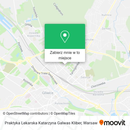 Mapa Praktyka Lekarska Katarzyna Galwas Kliber