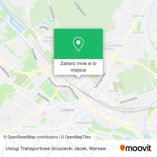 Mapa Uslugi Transportowe Gruszecki Jacek