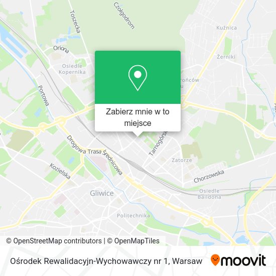 Mapa Ośrodek Rewalidacyjn-Wychowawczy nr 1