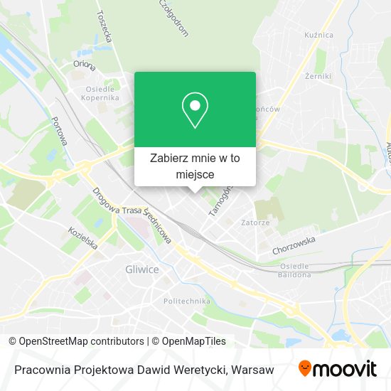 Mapa Pracownia Projektowa Dawid Weretycki