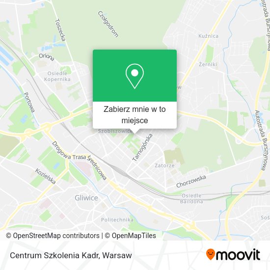 Mapa Centrum Szkolenia Kadr