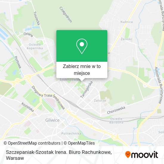 Mapa Szczepaniak-Szostak Irena. Biuro Rachunkowe