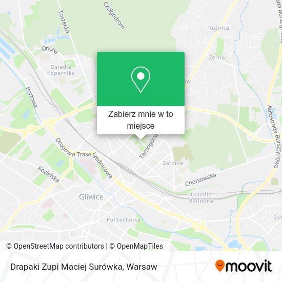 Mapa Drapaki Zupi Maciej Surówka