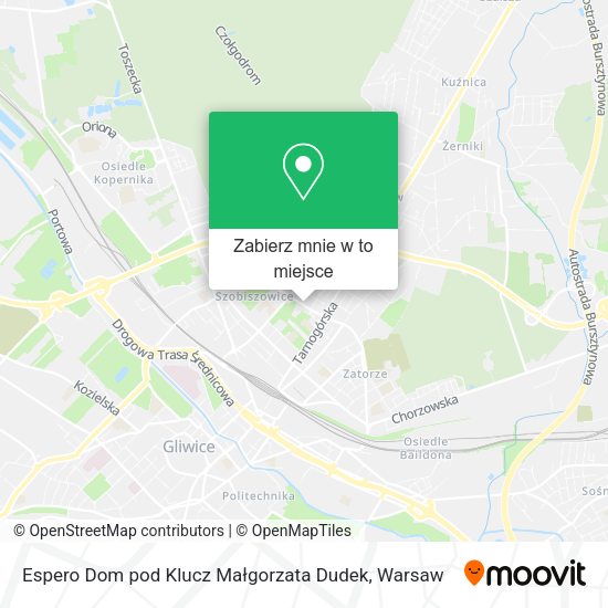 Mapa Espero Dom pod Klucz Małgorzata Dudek