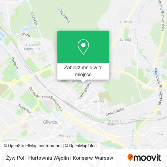 Mapa Żyw-Pol - Hurtownia Wędlin i Konserw