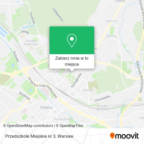 Mapa Przedszkole Miejskie nr 3