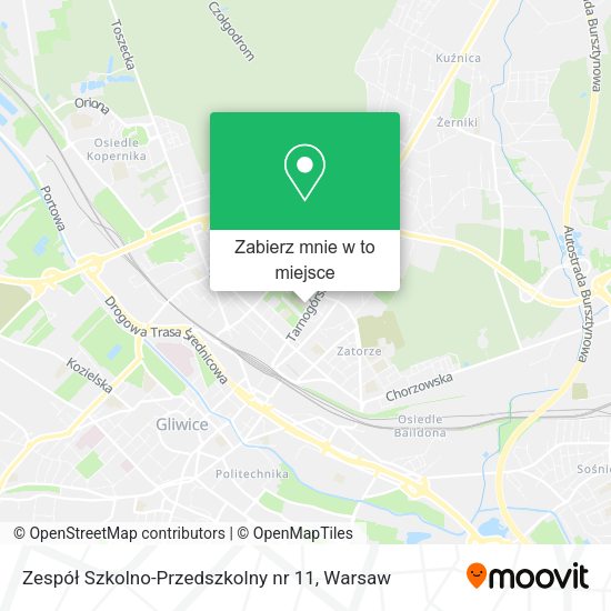 Mapa Zespół Szkolno-Przedszkolny nr 11