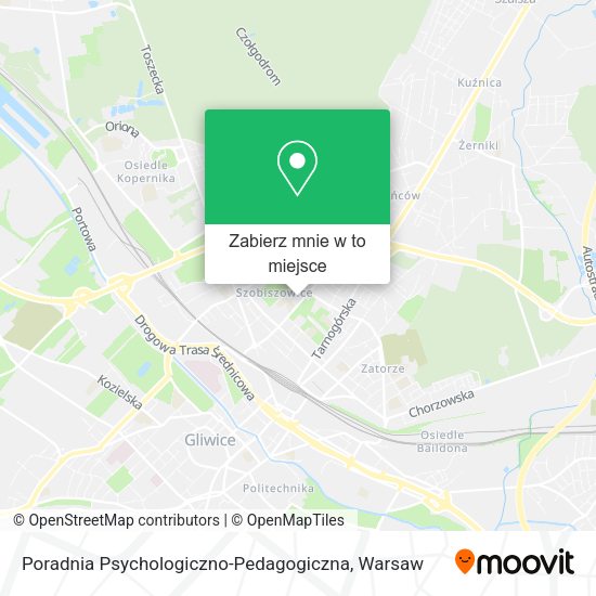 Mapa Poradnia Psychologiczno-Pedagogiczna