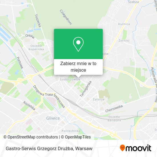 Mapa Gastro-Serwis Grzegorz Drużba