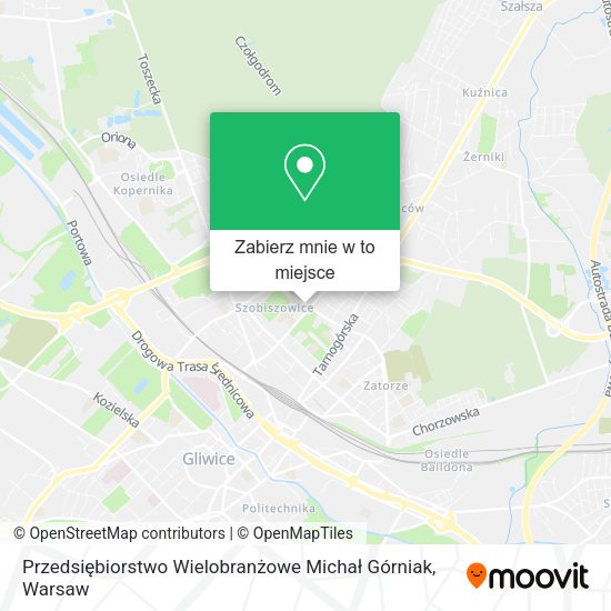 Mapa Przedsiębiorstwo Wielobranżowe Michał Górniak