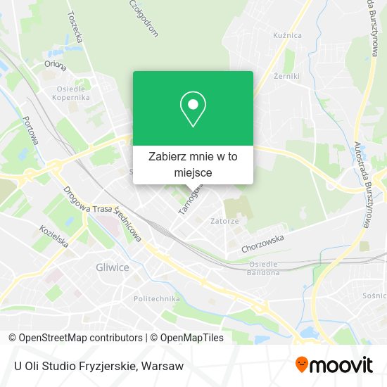 Mapa U Oli Studio Fryzjerskie