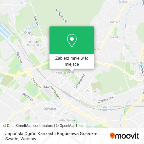 Mapa Japoński Ogród Kanzashi Bogusława Gołecka-Szydło