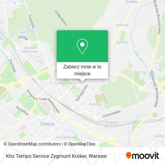 Mapa Khz Tempo Service Zygmunt Kroker