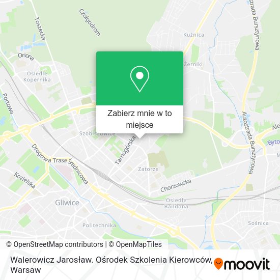 Mapa Walerowicz Jarosław. Ośrodek Szkolenia Kierowców