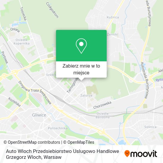 Mapa Auto Wloch Przedsiebiorstwo Uslugowo Handlowe Grzegorz Wloch