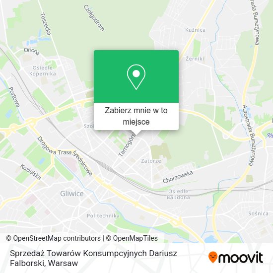 Mapa Sprzedaż Towarów Konsumpcyjnych Dariusz Falborski