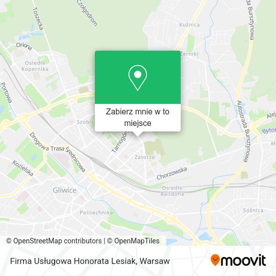 Mapa Firma Usługowa Honorata Lesiak