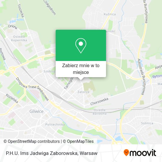 Mapa P.H.U. Ims Jadwiga Zaborowska