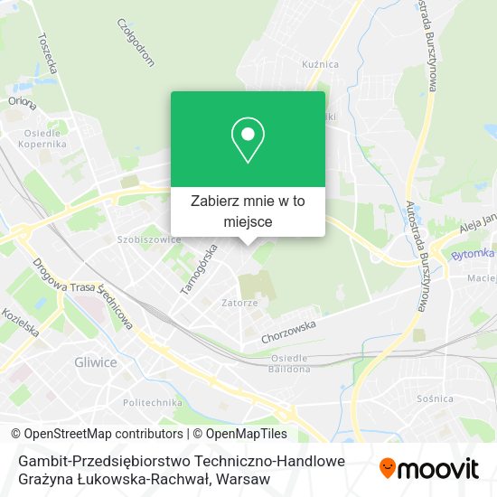 Mapa Gambit-Przedsiębiorstwo Techniczno-Handlowe Grażyna Łukowska-Rachwał