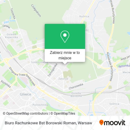 Mapa Biuro Rachunkowe Bst Borowski Roman