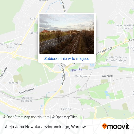 Mapa Aleja Jana Nowaka-Jeziorańskiego